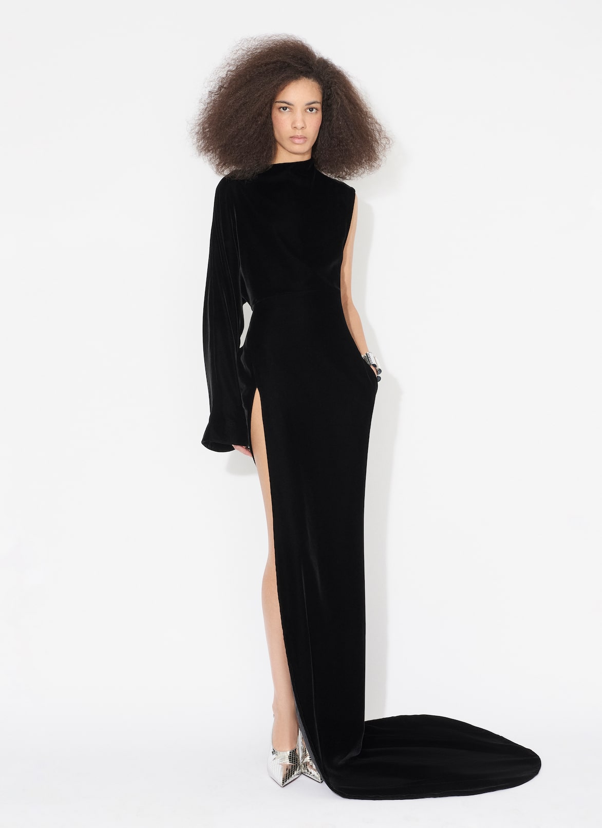 LONG VELVET DRESS ALAÏA  LONG VELVET DRESS